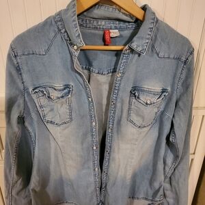 Denim shirt- Divided brand, US size 12